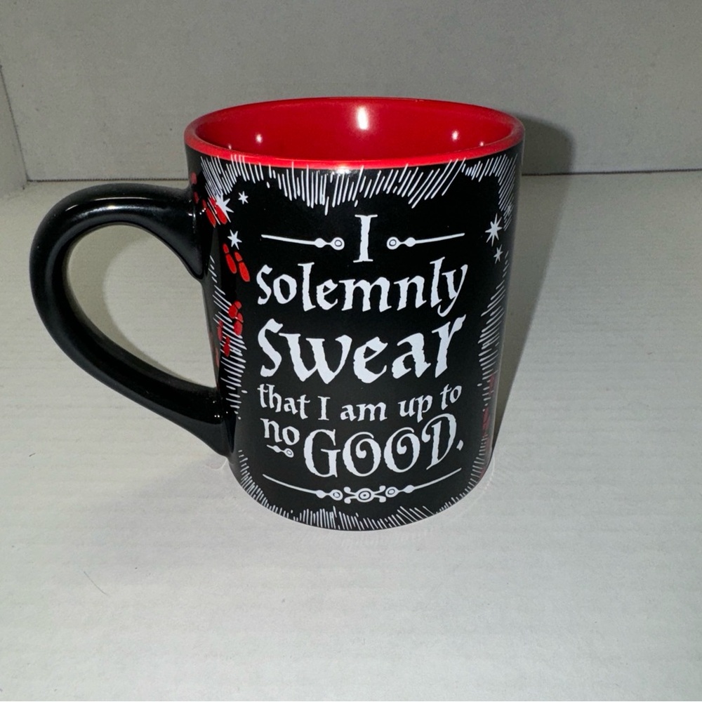 2019 Harry Potter Coffee Mug 14oz.  I Solemly Swear Im Up To No Good -new Unused